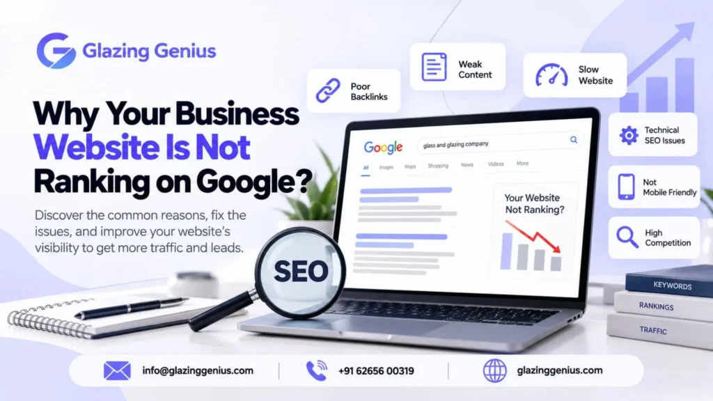 business website not ranking on google